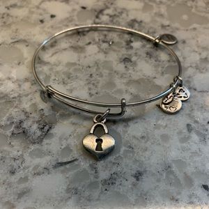 Alex and Ani key to my heart Charm Bangle